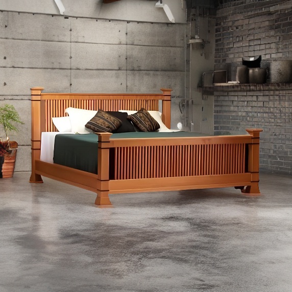 #56 Wooden Bed Frame - BF13